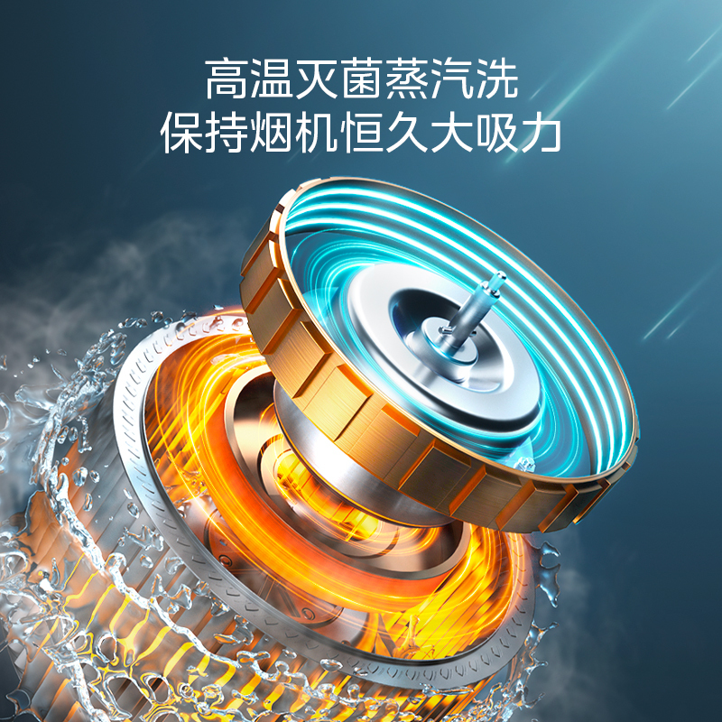 X5S 侧吸型烟机 （美居NFC+智能WiFi 显示板烧录）触控+挥手