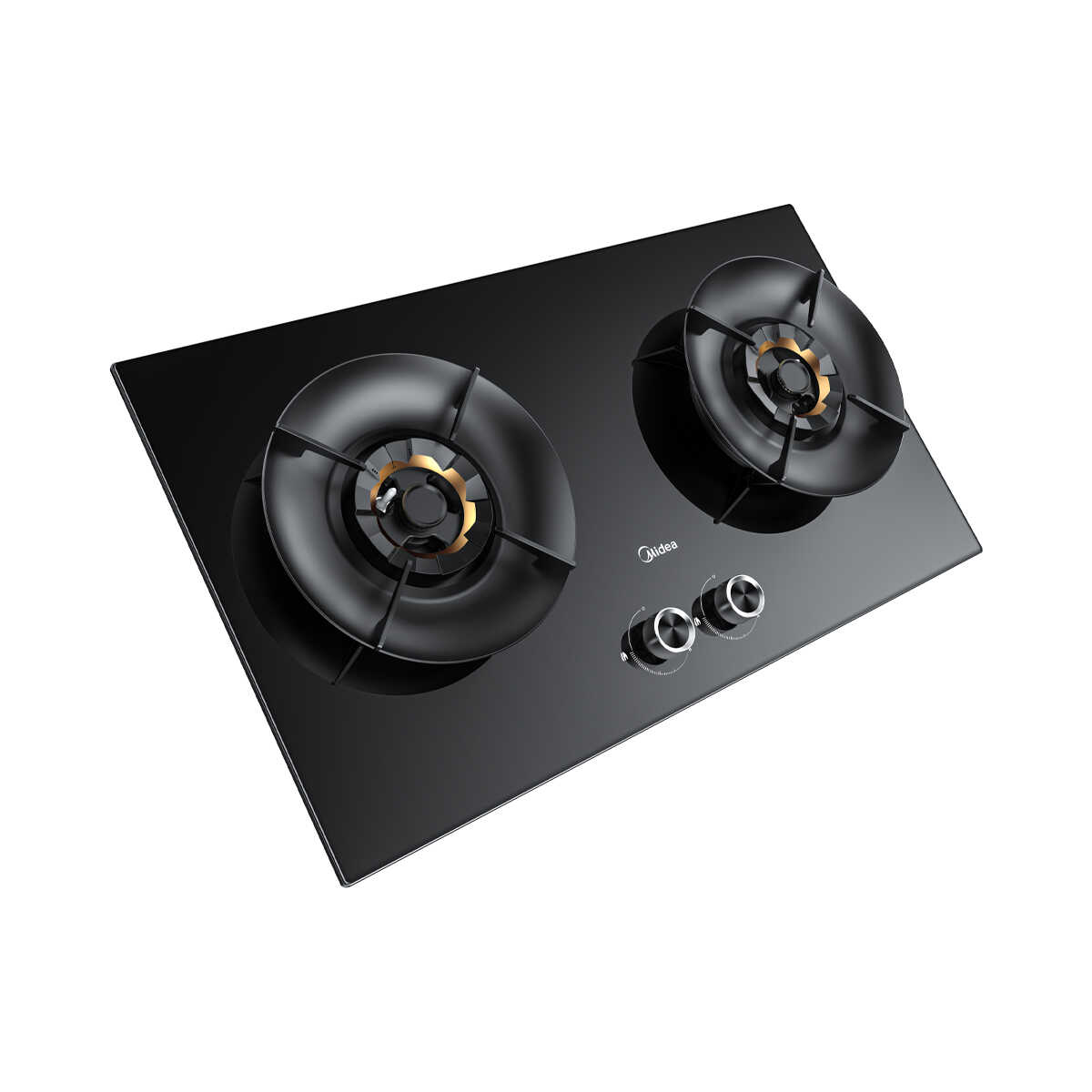 美的燃气灶JZT-Q529L-M 嵌入式 5.2kw大火力 搭配AK5系列智慧烟灶联动 