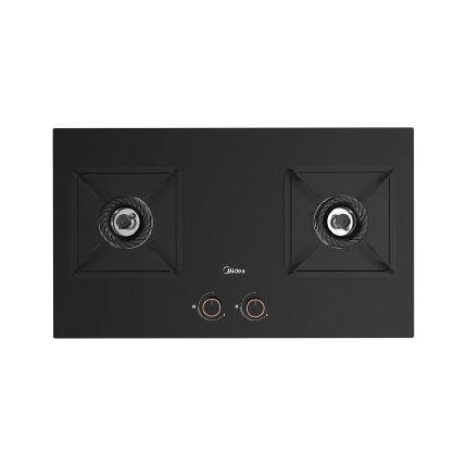 美的嵌入式燃气灶JZT-Q310-M(Q325M同款) 钢化玻璃 双头灶 一级能效 