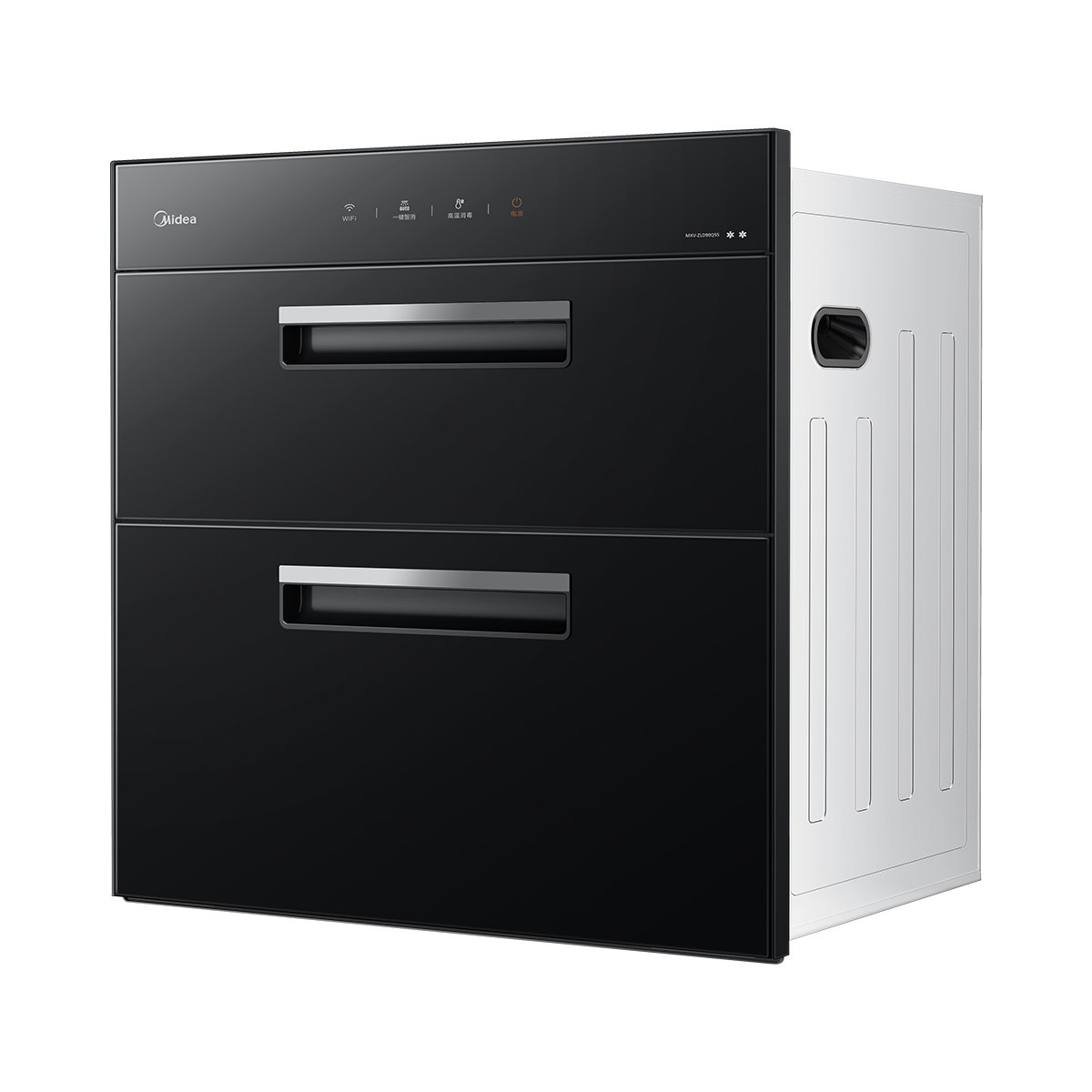 【性价比新品】美的 消毒柜 101L 双二星消毒 防锈钣金碗篮 UV杀菌 90Q55