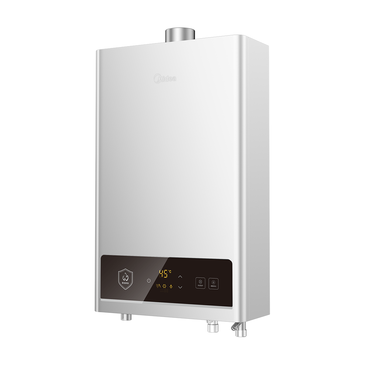 美的恒温式燃气热水器 JSQ27-HWF Pro 天然气 变频恒温 安全防冻 14L