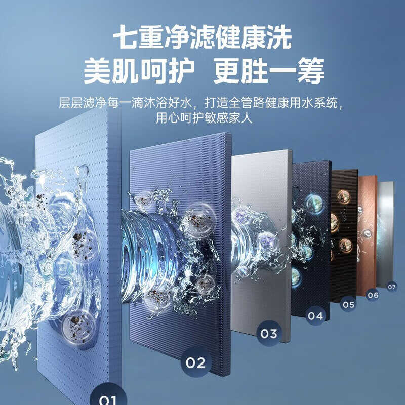 美的燃气热水器JSQ30-MATEpro 新一代密闭稳燃舱 水伺服 纤薄机身