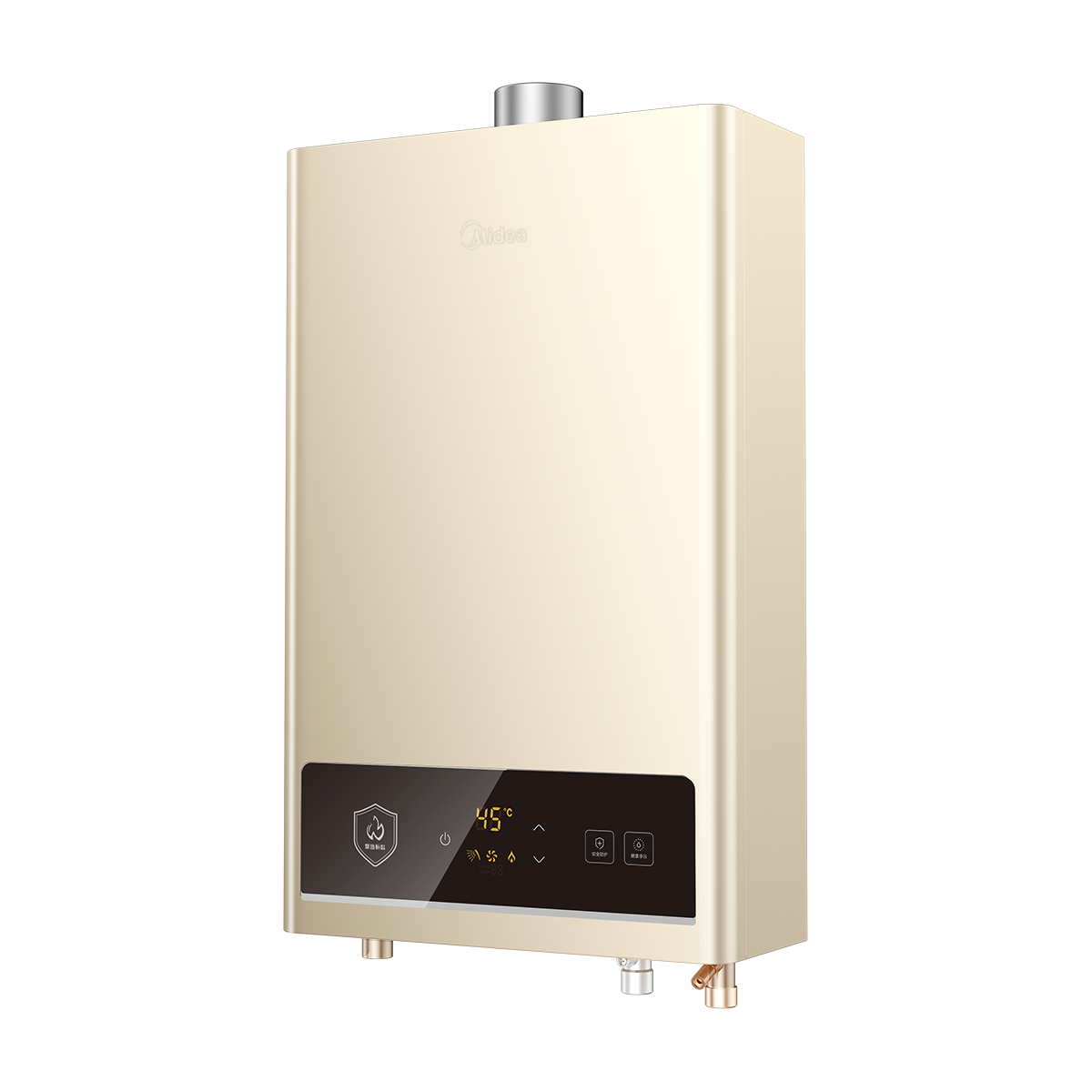 美的燃气热水器14升JSQ27-HWA Pro天然气 家用智能 变频恒温节能 低水压启动