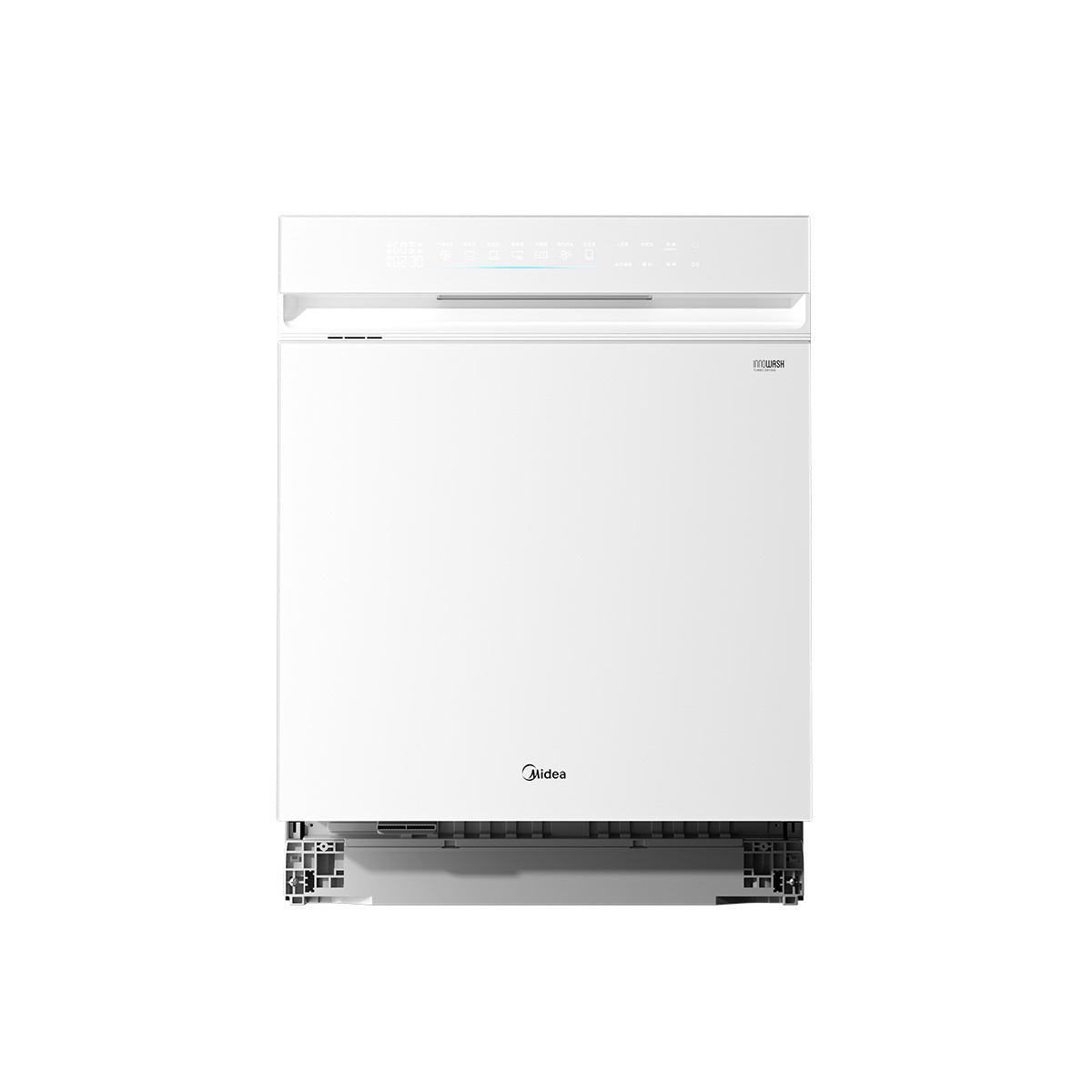 美的万向强洗独嵌洗碗机X6S Max（白）升级18套 四星消毒 一键洗烘蒸汽单消毒