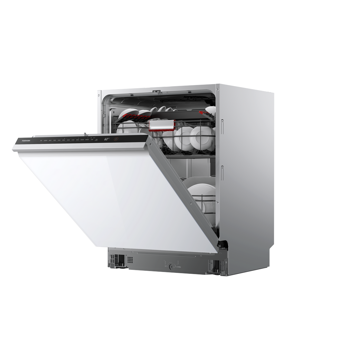 东芝（TOSHIBA）TH0Pro洗碗机  家用16套 105°热烘 卫星喷淋全覆盖