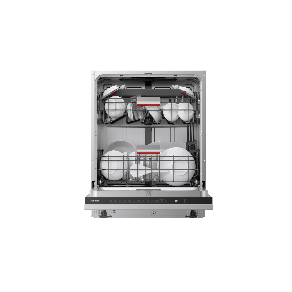 东芝（TOSHIBA）TH0Pro洗碗机  家用16套 105°热烘 卫星喷淋全覆盖