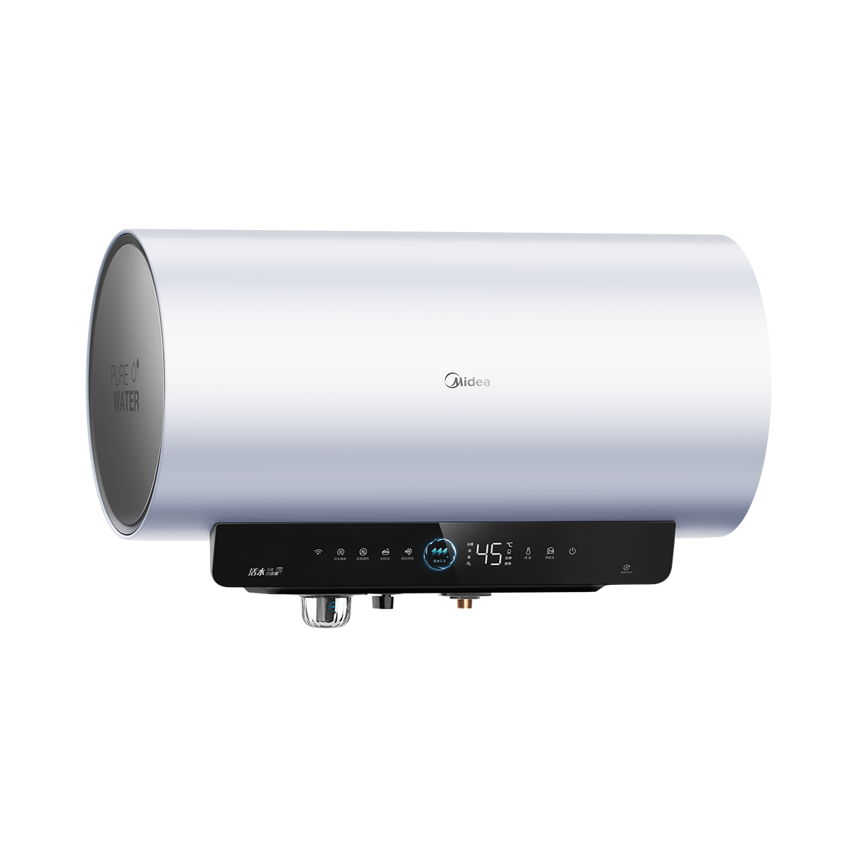 美的活水2.0电热水器F80-32Q5Spro 自动排污 免换镁棒 3200W节能速热