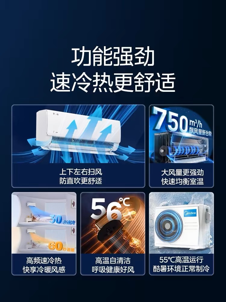 美的KFR-35GW/N8KS1-1酷省电新一级1.5匹  35酷省电基础版