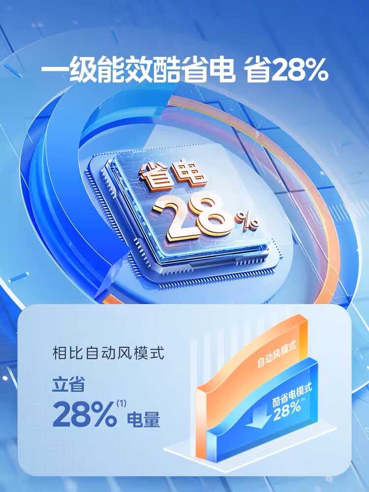 美的KFR-46GW/N8KS1-1空调 酷省电一级能效 大卧室冷量加码小2匹挂机 