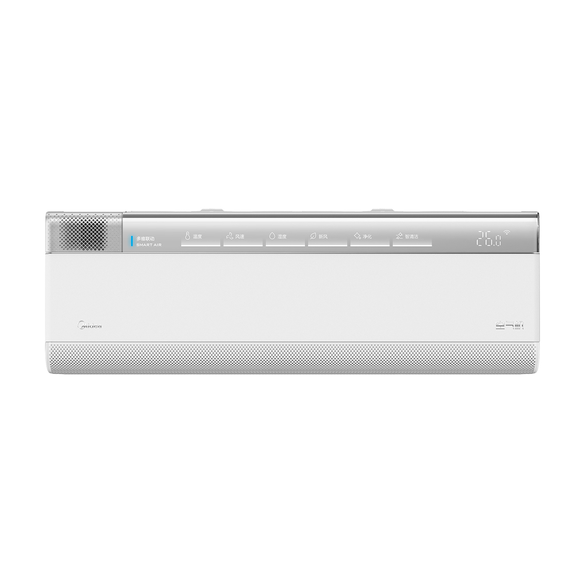 美的空调 空气机 KFR-35GW/T3 变频 分体套机 极地白