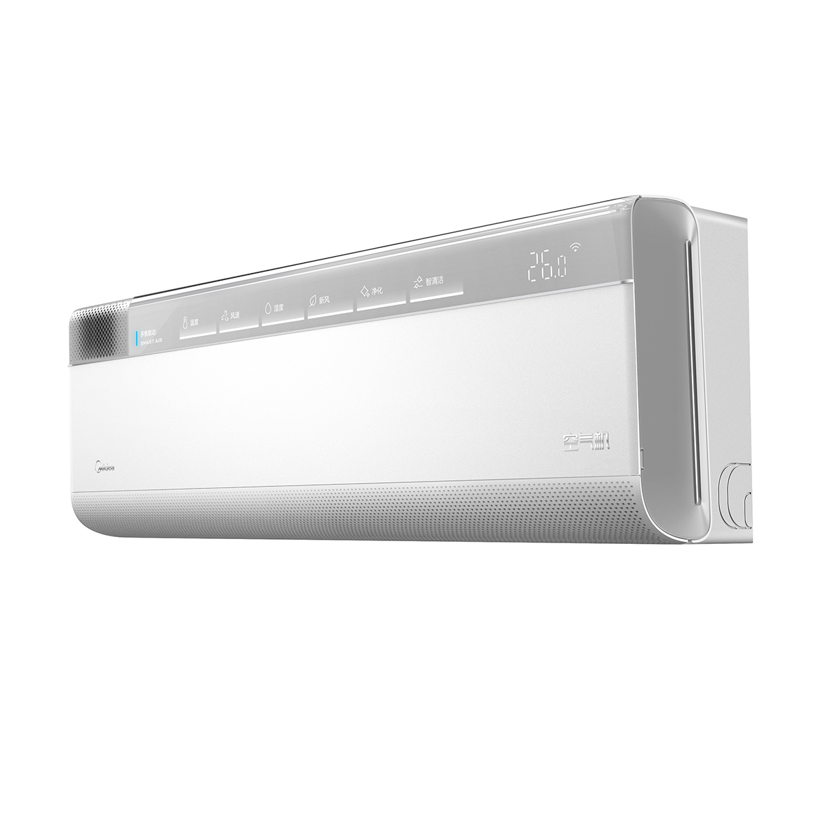 美的空调 空气机 KFR-35GW/T3 变频 分体套机 极地白