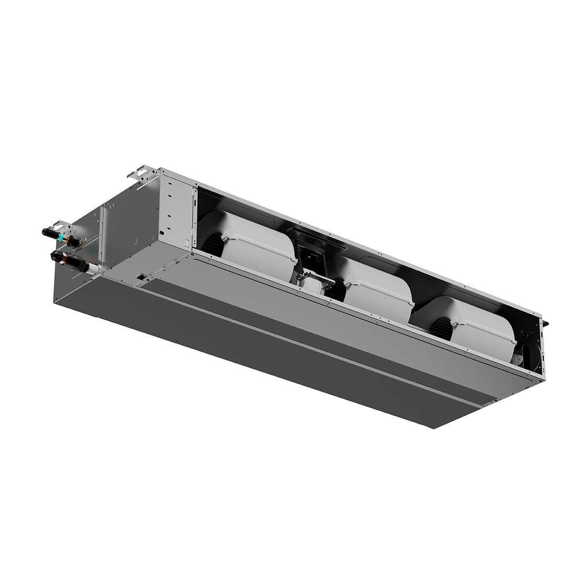 MJV-80T2/DX-TY 变频一拖多空调器风管式室内机 中静压 蒸发器:3排D5 材料本色 美的