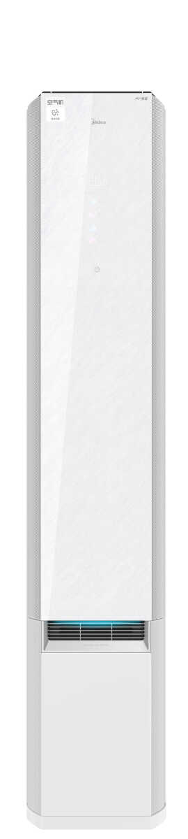 美的空气机KFR-51LW/T2 变频 柜机套机 极地白