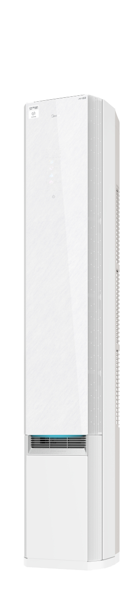 美的空气机KFR-72LW/T2 变频 柜机套机 极地白