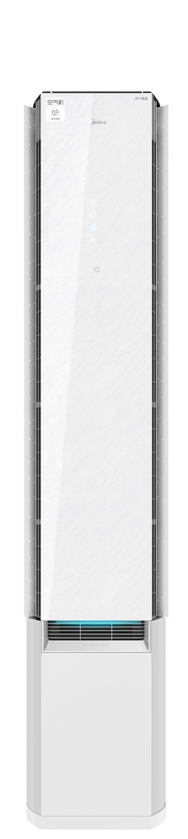 美的空气机KFR-72LW/T2 变频 柜机套机 极地白