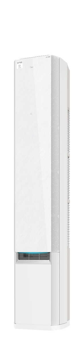 美的空气机KFR-51LW/T2 变频 柜机套机 极地白