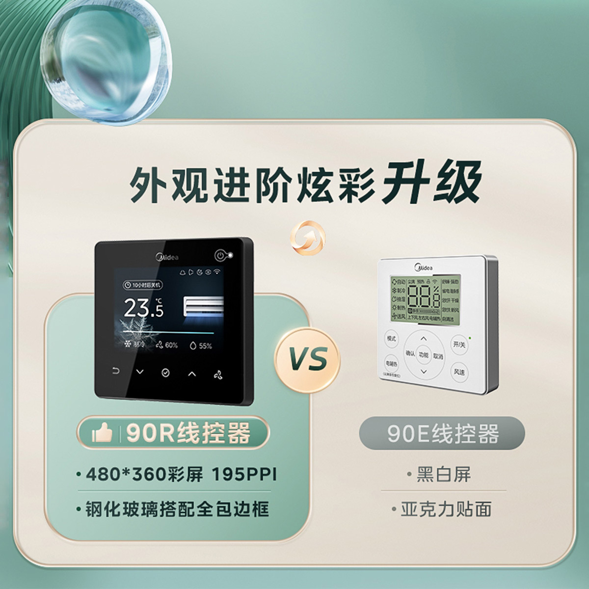 KFR-72T2W/B3N8-XGQ(1)Ⅲ 变频 风管式套机 材料本色 美的