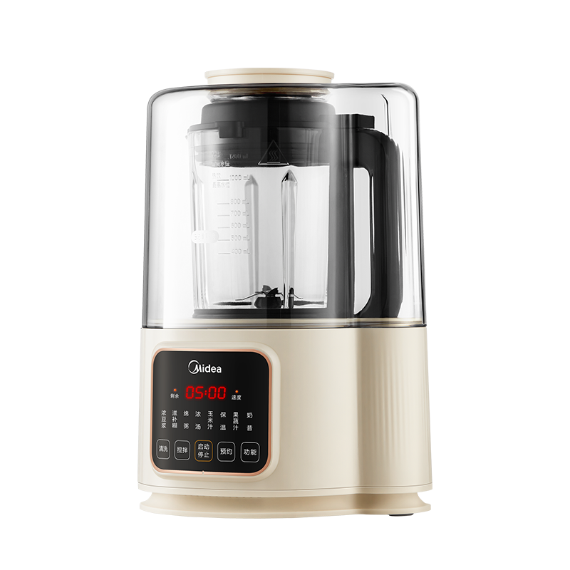【安睡系列】一体化破壁机1.2L  柔声细腻 8重降噪 仿荷叶发热盘 MJ-PB40ST11
