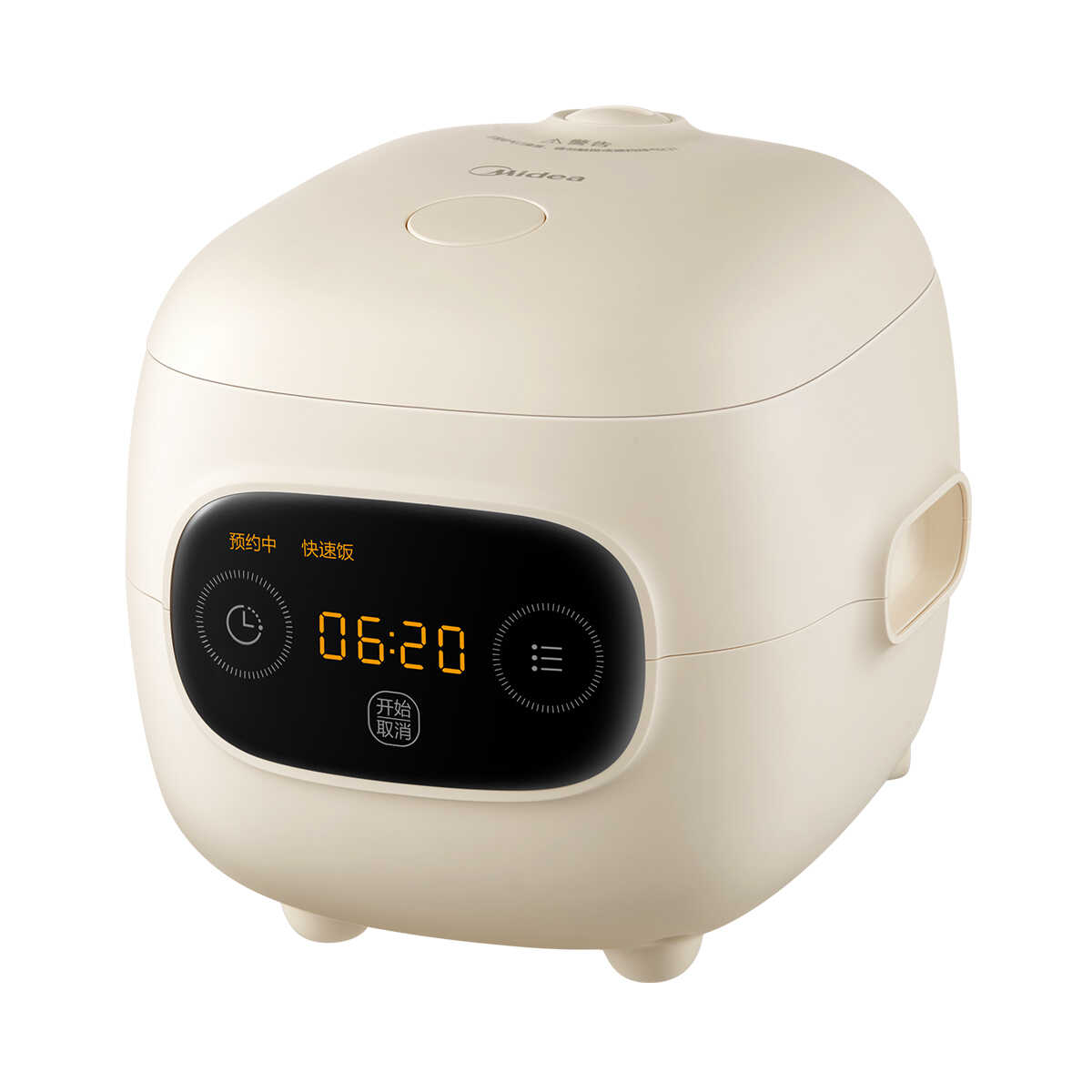 美的全智能电饭煲 MB-FB12X1-306E 1.2L容量  圆煲热盘  黑晶内胆