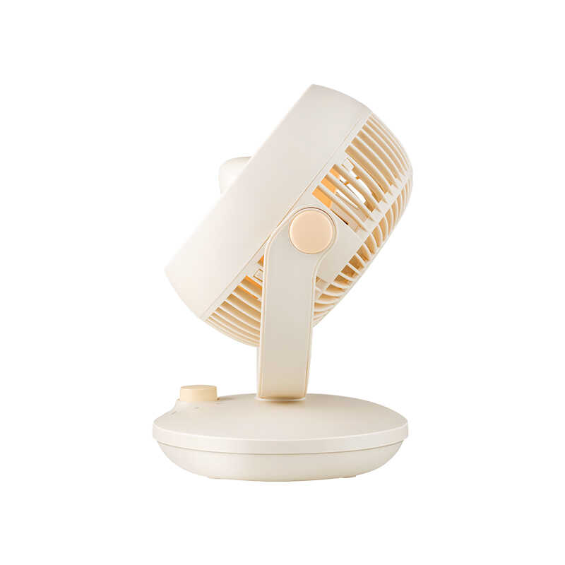 美的循环扇 GAF18AD 浅杏 柔风轻音台式 空调伴侣