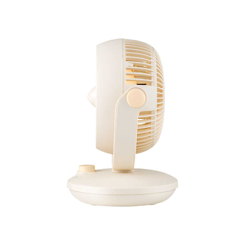 美的循环扇 GAF18AD 浅杏 柔风轻音台式 空调伴侣