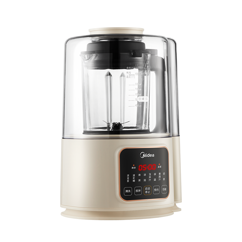 【安睡系列】一体化破壁机1.2L  柔声细腻 8重降噪 仿荷叶发热盘 MJ-PB40ST11