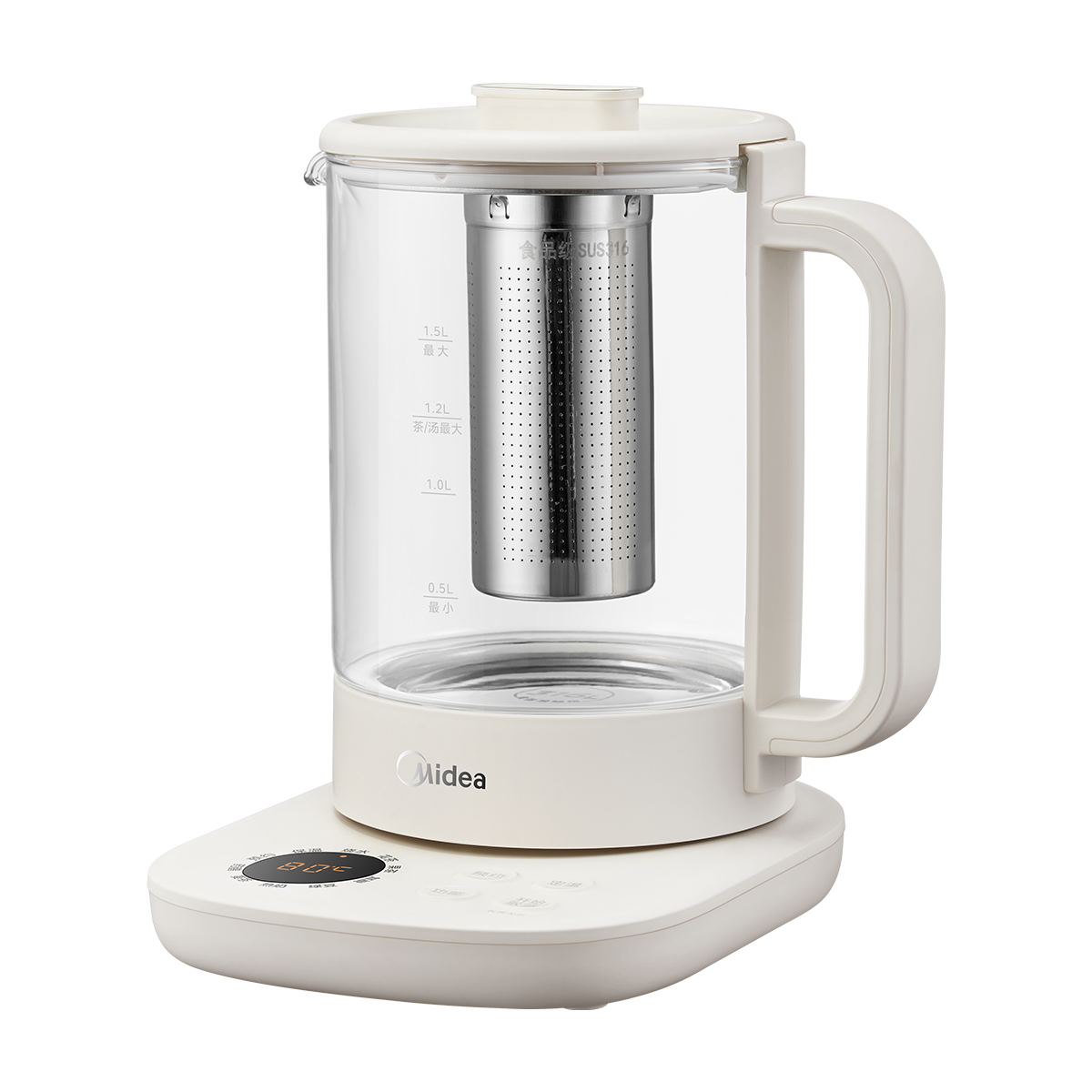 【可拆茶漏】养生壶 1.5L容量 316L不锈钢 YS15TM-Y1