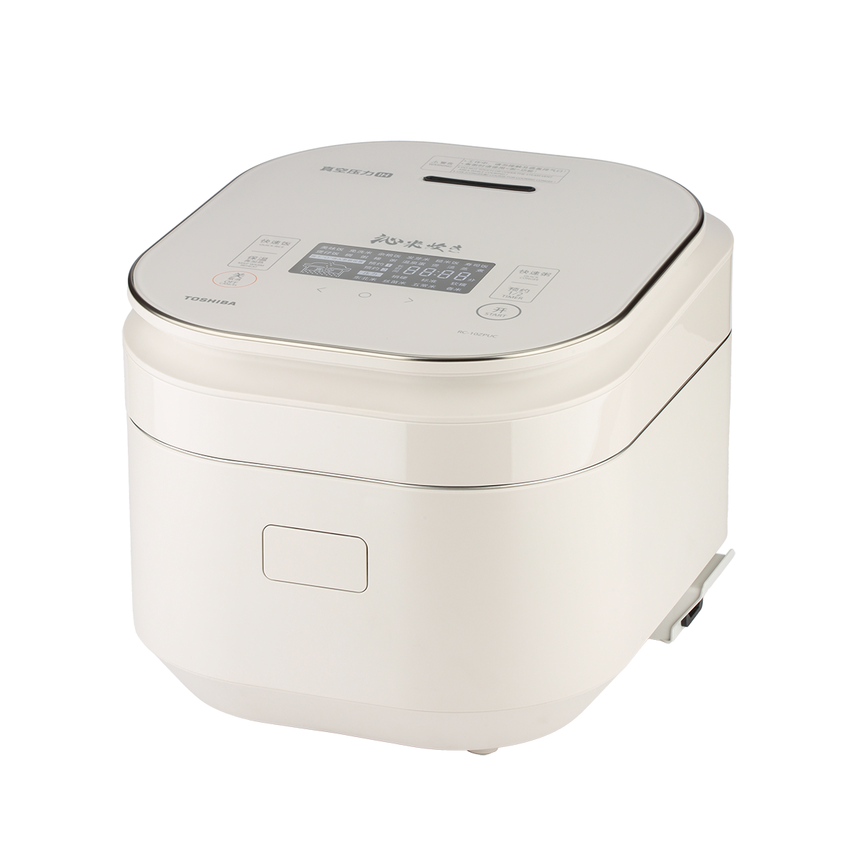 东芝IH全智能电饭煲 RC-10ZPUC(WP) 3L家用容量 3mm锻造铜釜内胆