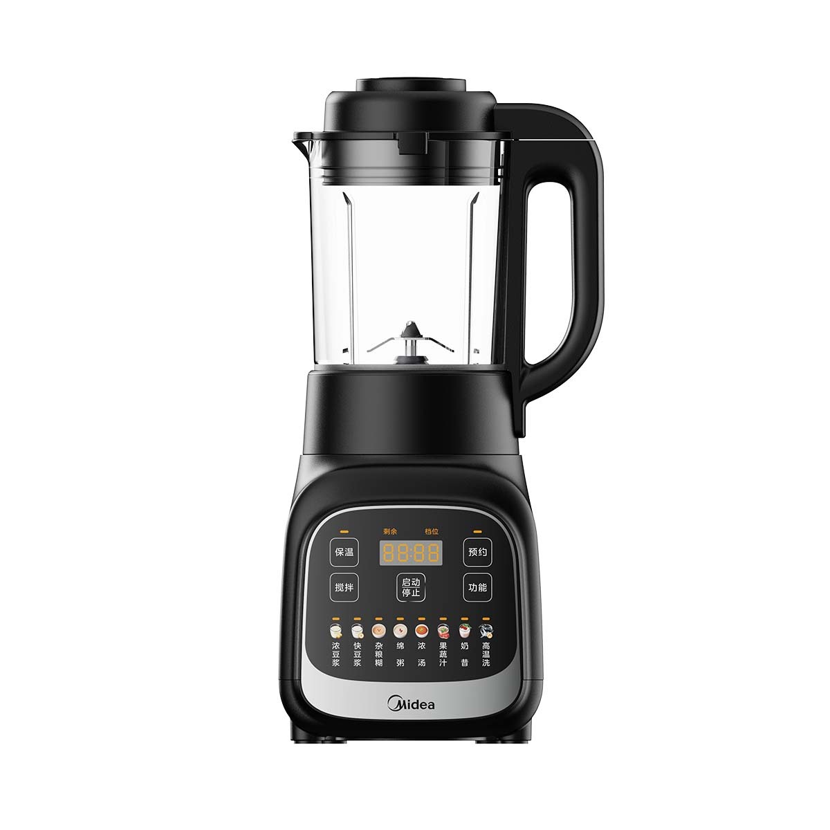 美的 破壁机 MJ-PB80F02  1.2L 轻音破壁全自动