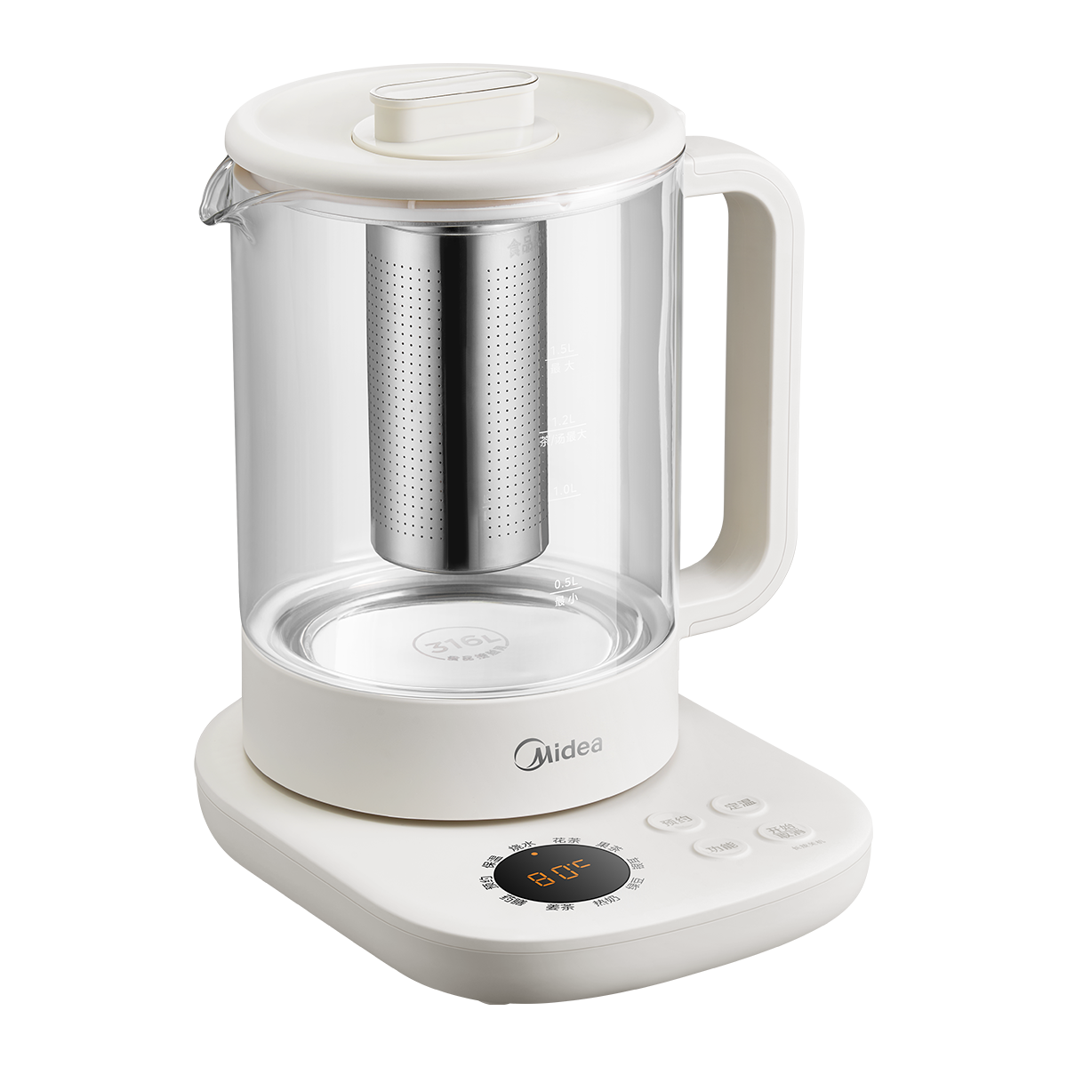 【可拆茶漏】养生壶 1.5L容量 316L不锈钢 YS15TM-Y1