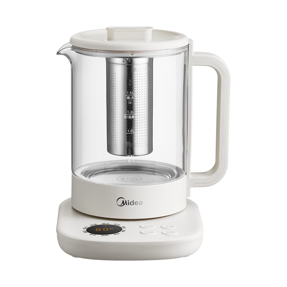 【可拆茶漏】养生壶 1.5L容量 316L不锈钢 YS15TM-Y1