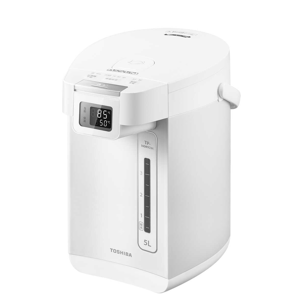 东芝 电热水瓶 TP-50DRTC(W) 极地白 5L母婴级-阔釜内胆小身材大容量