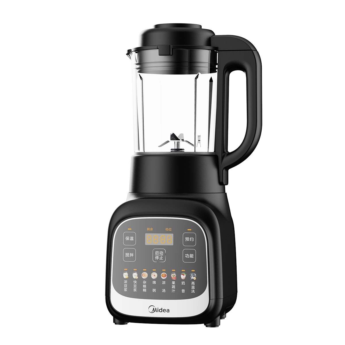 美的 破壁机 MJ-PB80F02  1.2L 轻音破壁全自动