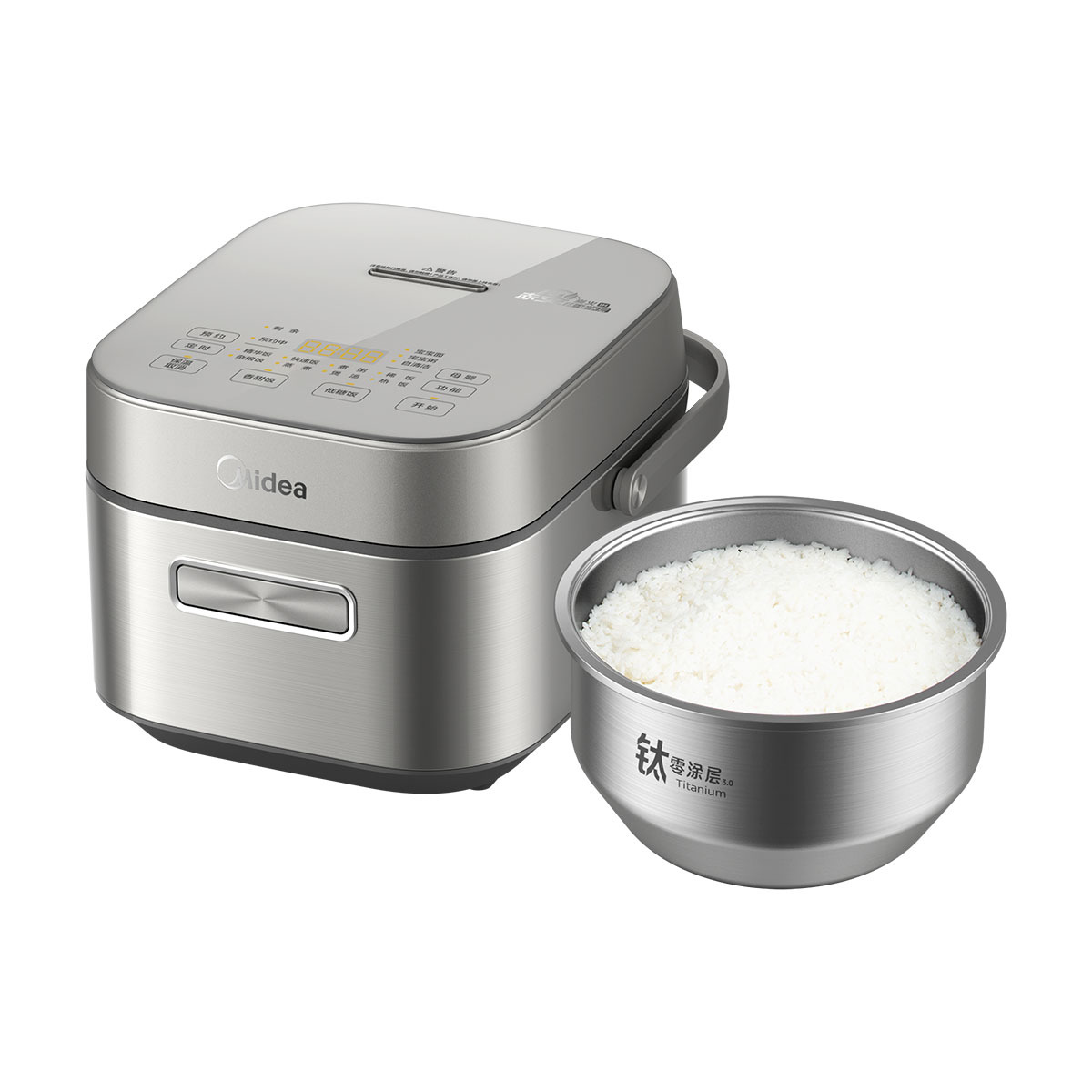 【赤炎钛系列】美的 IH智能电饭煲3L  立体双热源  MB-CFB3066T 