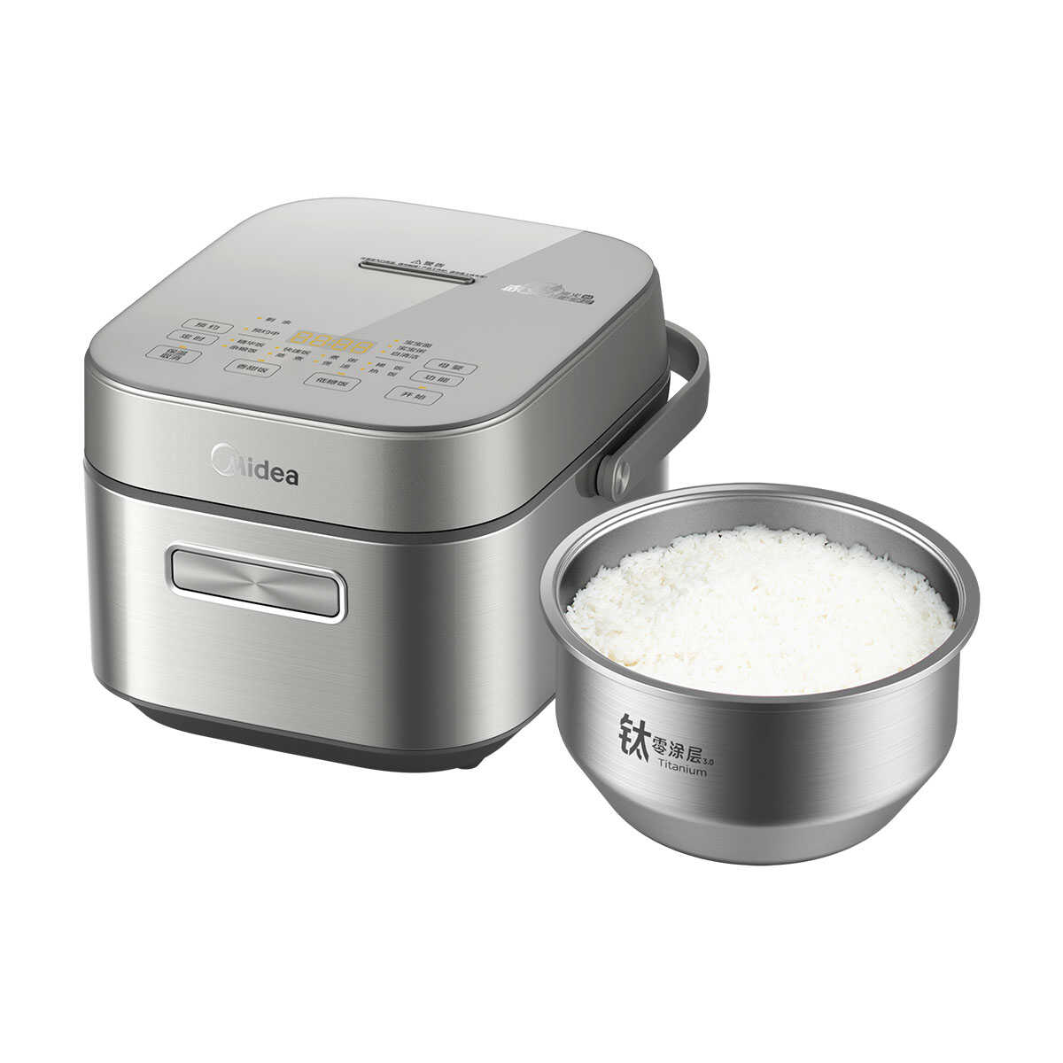 【赤炎钛系列】美的 IH智能电饭煲3L  立体双热源  MB-CFB3066T 
