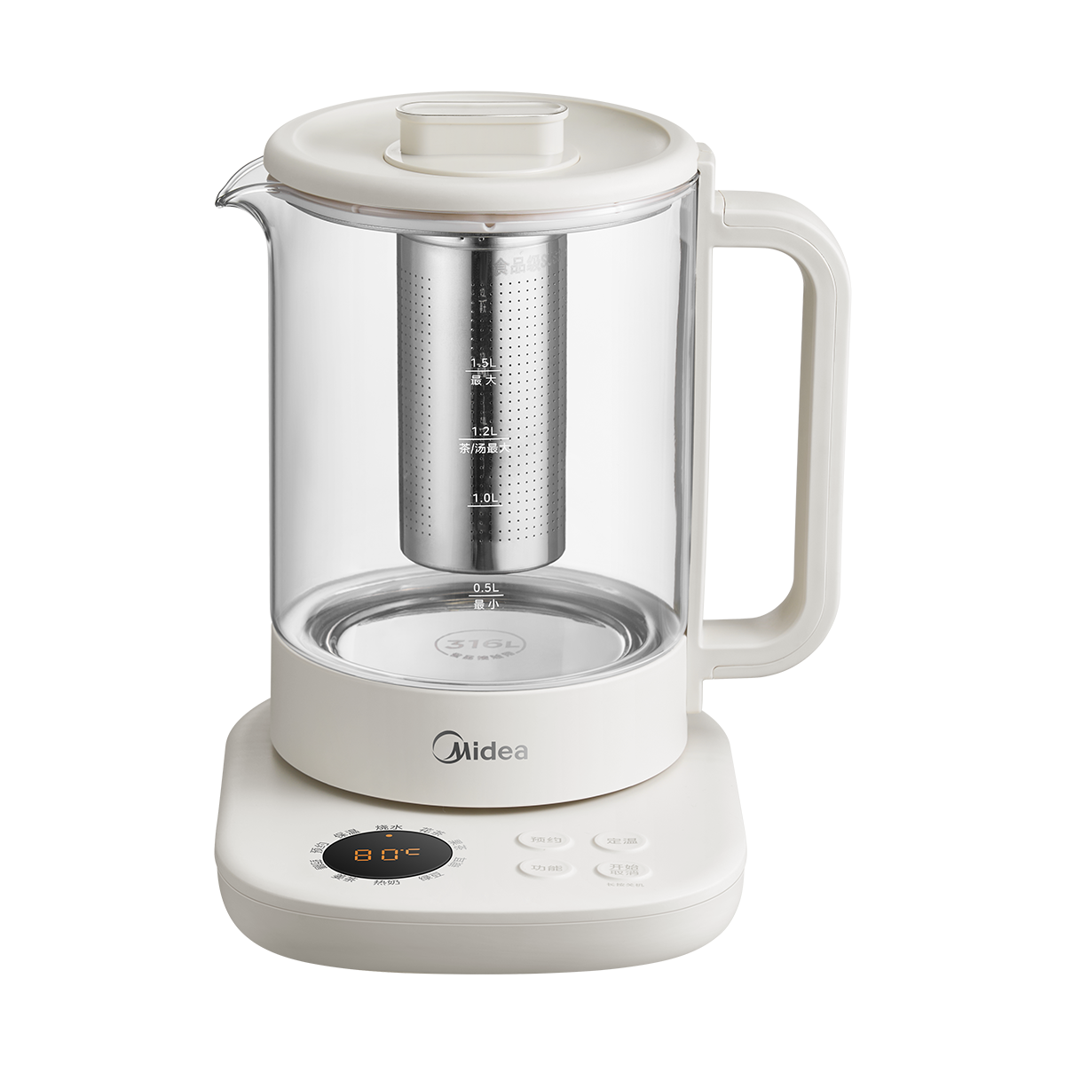 【可拆茶漏】养生壶 1.5L容量 316L不锈钢 YS15TM-Y1