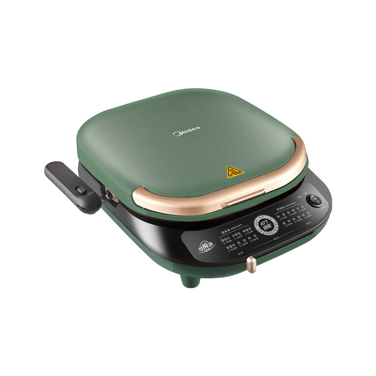 美的 电饼铛 MC-JKE3075 双面加热 独立控温 升级加深加大烤盘 1600W 30cm